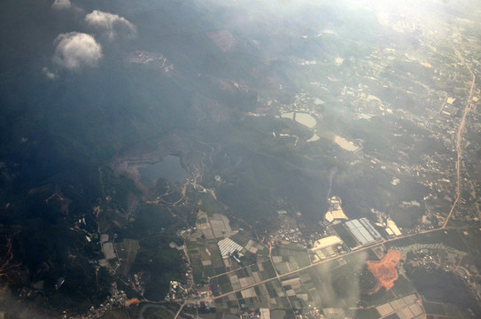 山区乡镇鸟瞰