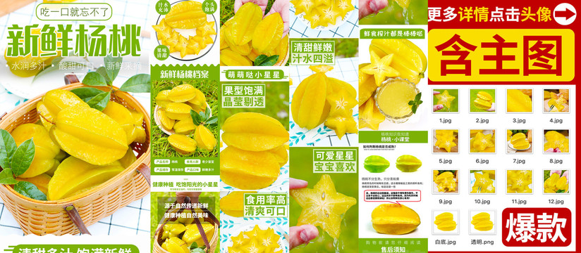 楊桃詳情頁