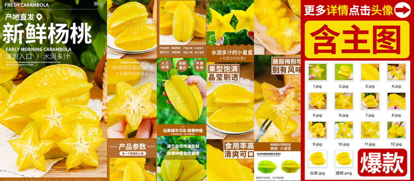 楊桃詳情頁