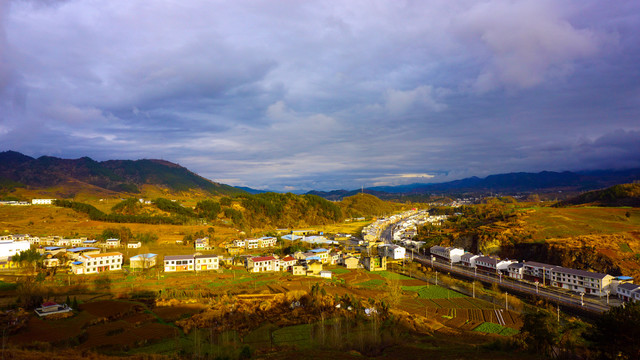 中峰观景台落日