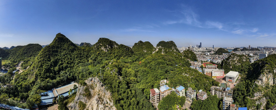 柳州山川城市全景图