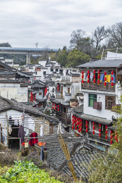 江西婺源李坑景区风光