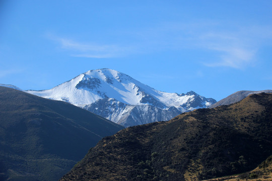 新西兰南岛雪山