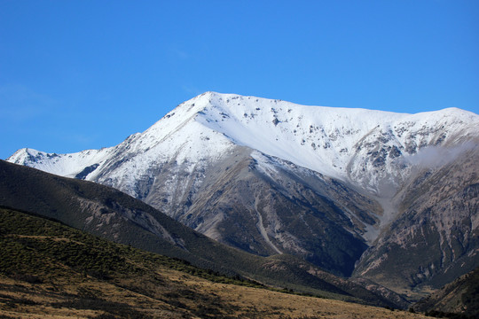 新西兰南岛雪山