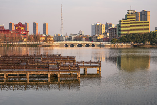 湖北天门西湖公园