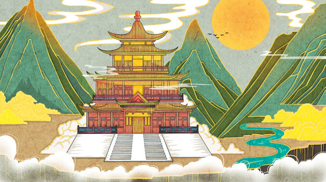 國潮建筑
