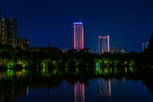 澳门城市风光夜景