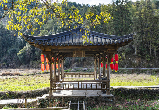 江西婺源李坑风景区风光