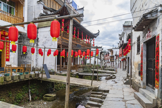 江西婺源李坑风景区风光