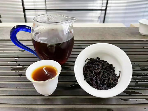 花茶茶水特写