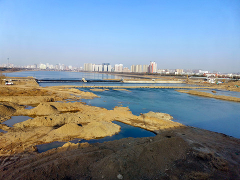 河水截流工程