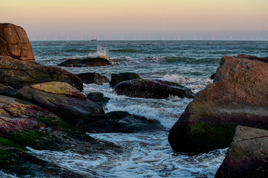 黄昏海景