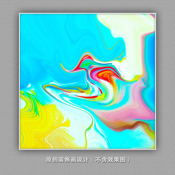 新中式抽象油画