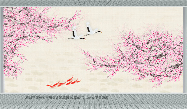 原創(chuàng)花鳥裝飾畫
