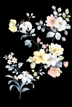 美式小花生長式