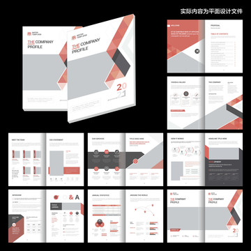 企業(yè)宣傳畫(huà)冊(cè)ID設(shè)計(jì)模板