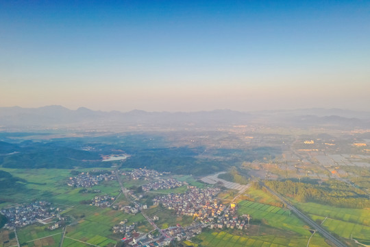 江郎山日出