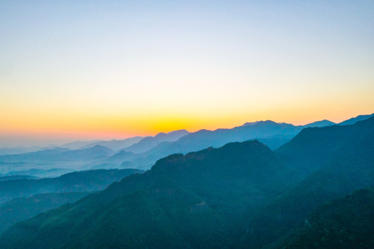 江郎山日出