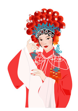 戲曲人物手繪
