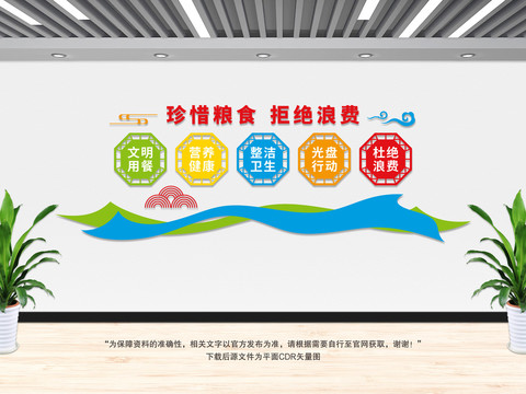食堂文化墻