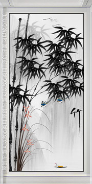 墨竹圖