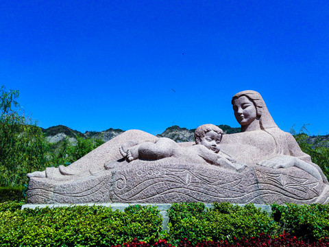 甘肃兰州黄河母亲雕塑