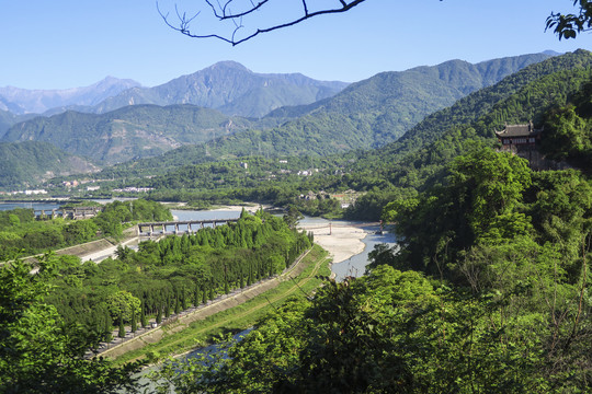 都江堰全景