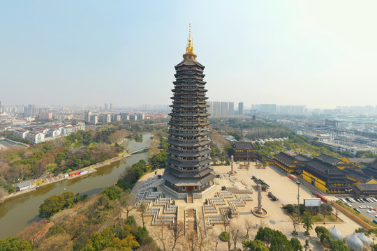 常州红梅公园天宁禅寺