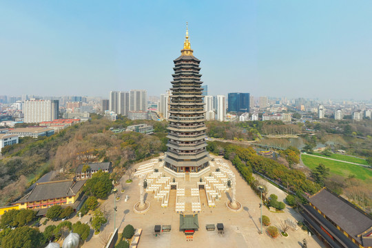 常州红梅公园天宁禅寺