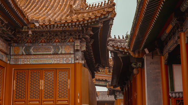 明清皇家建筑北京雍和宫寺庙