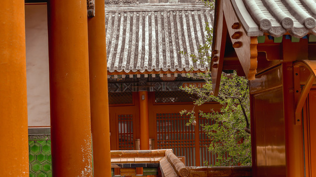 明清皇家建筑北京雍和宫寺庙