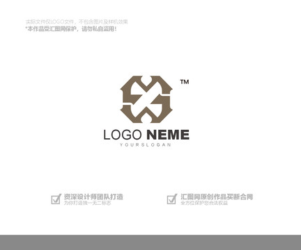 X服饰logo