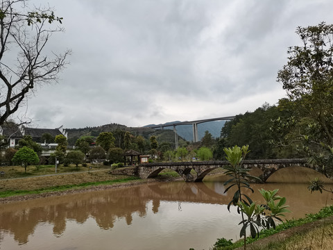 沙洲村风景