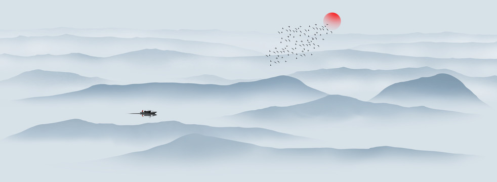 水墨山水
