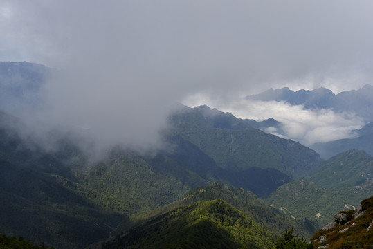 秦岭主峰太白山