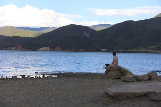 泸沽湖风光