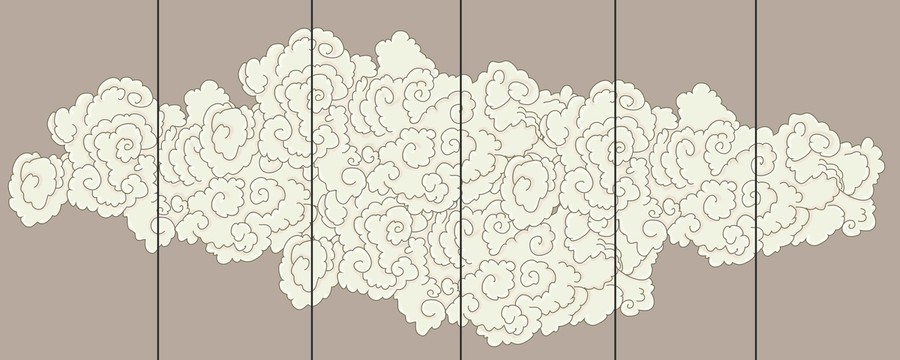 復(fù)古古典古風(fēng)祥云