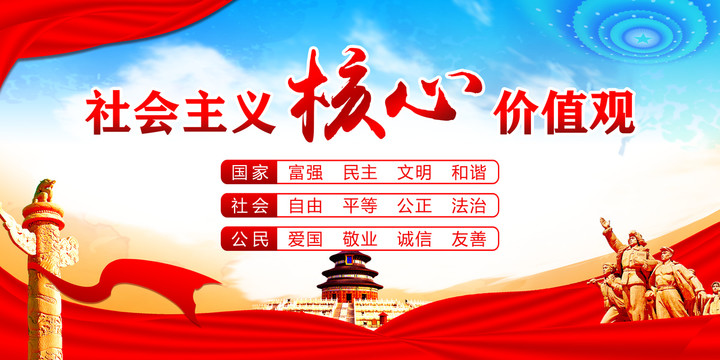 核心價(jià)值觀文化墻
