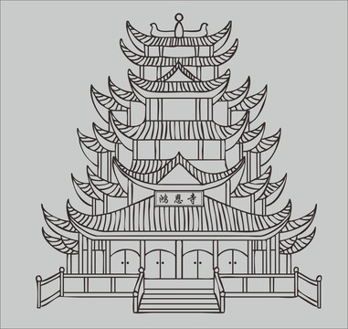 手繪鴻恩寺