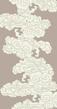 祥云隔斷屏風