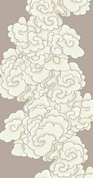 古典古風(fēng)祥云屏風(fēng)
