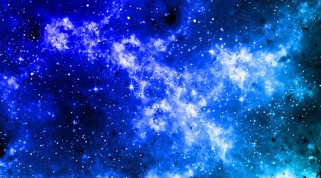 藍色星空背景