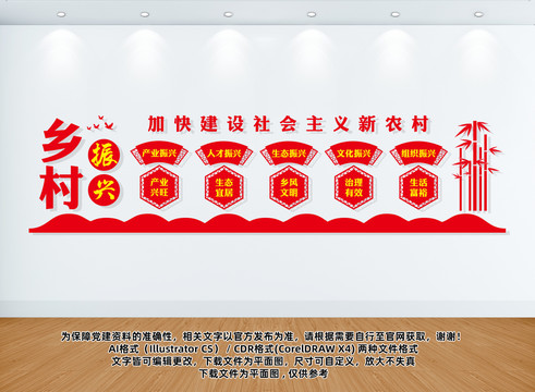 鄉(xiāng)村振興戰(zhàn)略文化墻