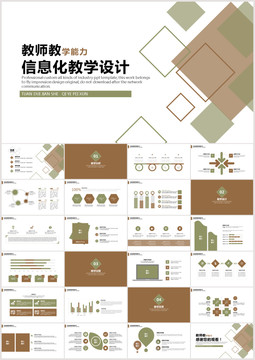 简洁信息化教学设计说课PPT