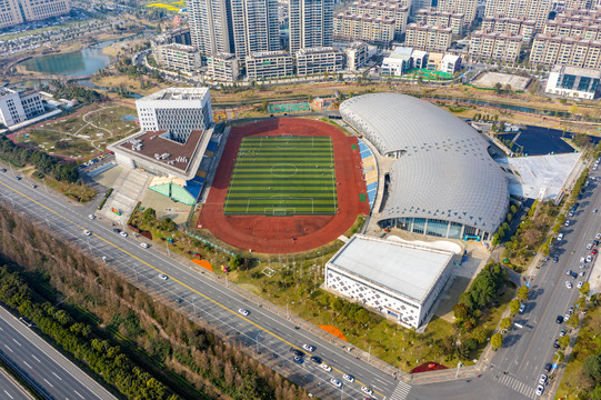 成都郫都区体育中心建筑
