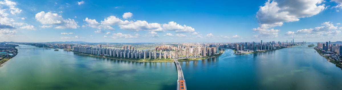 中国湖南省长沙市城市风光大景