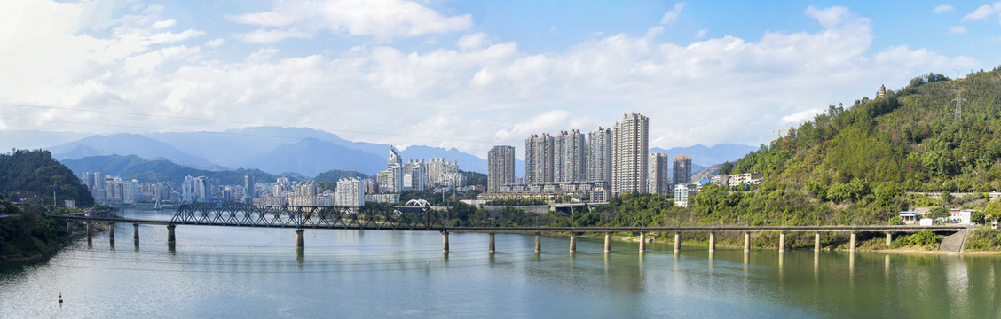 福建南平延平区全景图