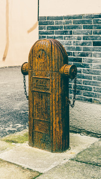 老上海街头消防栓