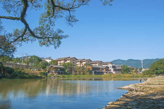 云水谣沿溪风景