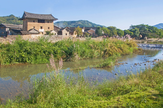 云水谣小溪两岸